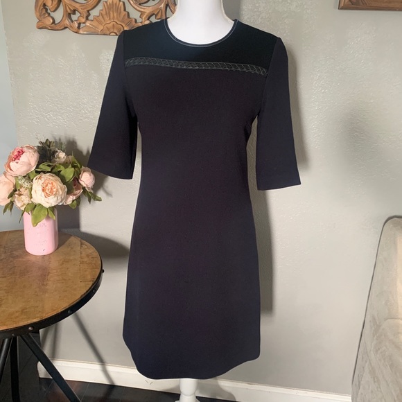 Bottega Veneta Wool Navy Dress - Picture 3 of 12